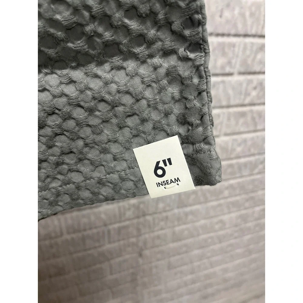 No Boundaries Mens Waffle Knit Shorts Sage Green Olive‎ 6 Inch Inseam XS 27 NEW